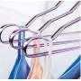 10pcs Random Color Thicker Aluminum Alloy Drying Racks, Home Seamless Hanger Anti-Slip Clothing Hanger Anti-Rust Windproof Dress Cloth Rack