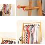 LBMy Hangers Coat Rack Bedroom Floor Hanger Removable Hanger Simple Nan Bamboo Clothes Rack Drying Rack Coat Hangers (Size : 60cm)