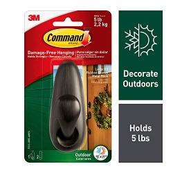 Command Outdoor Bronze Metal Hook (FC13-ORB-AWES)