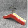 DNJKSA 5pcs/lot 27cm Baby Wooden Hanger Children Small Wood Hangers for Clothes(Random Color)