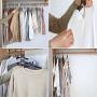 ZJW Multi Layer Hangers, Multi Function Hangers for Wardrobes Space Saving All Kinds of Clothes