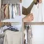ZJW Multi Layer Hangers, Multi Function Hangers for Wardrobes Space Saving All Kinds of Clothes