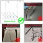 Dseap Over The Door Hook Hanger, Heavy Duty Over The Door Towel Rack Coat Rack for Clothes Hat Towel, White