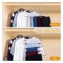 IEOKE Pant Hangers Durable Slack Hangers Multi Layers Stainless Steel Space Saving Clothes Hangers - Closet Storage for Jeans Trousers 4 Pack IEOKE Pant Hangers Durable Slack Hangers Multi Layers Stainless Steel Space Saving Clothes Hangers - Closet Storage for Jeans Trousers 4 Pack