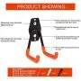ProChosen 10-Pack Steel Garage Storage Utility Double Hooks