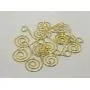 Gold Spiral Christmas Tree Ornament Hangers Gold Spiral Christmas Tree Ornament Hangers