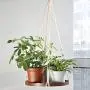 CAPTHOME Macrame Plant Hangers Hanger Rope Hanging Planter Indoor Cotton Rope Hanging Planter Basket Flower Pot Holder Boho Handmade Chic Bohemian Home Decoration CAPTHOME Macrame Plant Hangers Hanger Rope Hanging Planter Indoor Cotton Rope Hanging Planter Basket Flower Pot Holder Boho Handmade Chic Bohemian Home Decoration