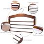 Bright Sun (5 Pcs) 360° Hook Wood 4 Layer Trousers Pants Jeans Scarf Clothes Hanger Rack Organizer #0VNH