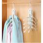 Magic Clothes Hanger Closet Storage Hanger, Yoobaby Collapsible Folding Space Saving Closet Organizer Hanger Non-slip, Drying Clothes Direct Storage in Closet, White