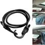 elegantstunning Car Clothes Hanger Elastic Cothesline Belts Rope Laundry Interior Hanging Rope