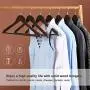 SONGMICS Hangers, 20 Pack Solid Wood Hangers, Smooth Finish, Human Shoulder Design, Brown UCRW05K-20 SONGMICS Hangers, 20 Pack Solid Wood Hangers, Smooth Finish, Human Shoulder Design, Brown UCRW05K-20