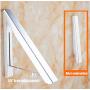 Folding Clothes Hanger Foldable Multifunction Wall Mounted Clothes Rail Drying Rack (Random Color)