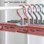 ZYH-Shelf Plastic Hangers, 10 Pack Dry Wet Clothes Hangers 360 Degrees Swivel Coat Hangers Nonslip Multifunction Pants Skirt Hanger,Pink ZYH-Shelf Plastic Hangers, 10 Pack Dry Wet Clothes Hangers 360 Degrees Swivel Coat Hangers Nonslip Multifunction Pants Skirt Hanger,Pink