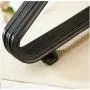 10Pcs Non-Slip Multifunctional Plastic Clothes Hangers for Wet Or Dry Adult Ladies Clothes Dress Black 10Pcs Non-Slip Multifunctional Plastic Clothes Hangers for Wet Or Dry Adult Ladies Clothes Dress Black