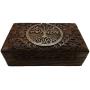 vrinda Wooden Storage Boxes Tree of Life- Natural Color