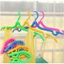 Travel Portable Cloth Hanger Rack Non-Slip Plastic Foldable Drying Clothespin Trouser Coat Towel Socks Storage 10pcs Random Color
