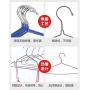 M-zmds 10 Pcs Velvet Hangers with Cascade Hooks,Non Slip Clothes Coat Hangers, Multicolor (Color : Style D)