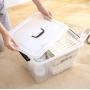 Utiao Plastic Bin with Lid, Latching Boxes (12 Quart, 3 Quart)