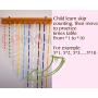 Montessori Multiplication bead chains with hanger