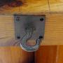 RUN 1 Piece Cast Iron Ceiling Hook Decorative Robe Clothes Wall Hook Hanger, Screws Included
