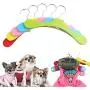 Tebatu Pet Dog Child Clothes Hanger Cartoon Design Resin Animal Cute Wooden Hangers