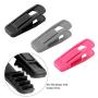 Corodo Plastic Hanger Clips, Black Strong Pinch Grip Clips for Use with Slim-line Clothes Velvet Hangers, Multi-Purpose Finger Clips 100 Pack