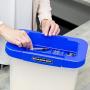 Bankers Boxes Heavy Duty Portable Plastic File Boxes with Hanging Rails, Letter, 1 Pack (0086304)