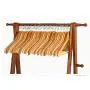 WZP Household Coat Rack Solid Wood Floor Bedroom Folding Rack Creative Living Room Simple Foyer Hanger Clothes Rack Home