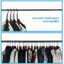 Cascading Hanger organizer for Clothing Wardrobe,Closet Space Hanger organizer Saver Pack of 10 Pack with Sturdy Plastic Hanger Clothes Hangers Organizer for Heavy Clothes ,Trouser, Jeans Etc