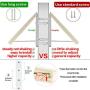 Mai Hongda Folding Clothes Hanger Wall Mounted Retractable Laundry Room Organizer Drying Rack Holder Stainless Steel Rod Hanging on Bathroom Balcony Garage Indoor/Outdoor Dryer (Triangle 1 Pack)