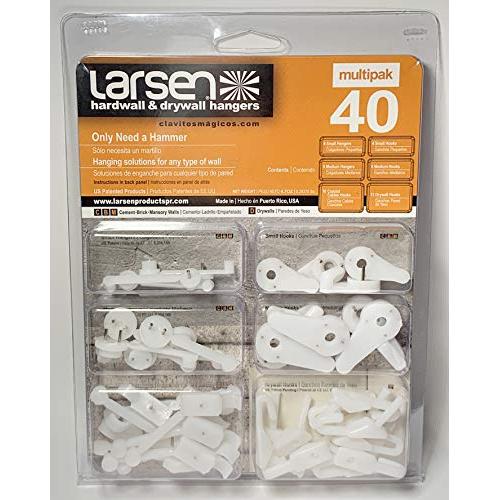 Larsen Hardwall & Drywall Hangers Multipak 40