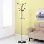 MEIDUO Creative Iron Coat Rack Free Standing, Tree Shaped Entryway Hats & Clothes Hanger with Multiple Hooks and Round Marble Base, Easy Assembly, Brown MEIDUO Creative Iron Coat Rack Free Standing, Tree Shaped Entryway Hats & Clothes Hanger with Multiple Hooks and Round Marble Base, Easy Assembly, Brown