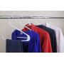 SMART ONYE Pack of 50 Standard Premium Plastic Hangers White (White)