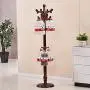 COAT RACK European Solid Wood Floor Home Bedroom Living Room Simple Hanger Clothes Storage Rack H70.86 Inches