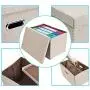 File Storage Box, Collapsible Decorative Linen Filing & Storage, Portable Office Document Organizer | Letter/Legal (Beige, 1 Pack) File Storage Box, Collapsible Decorative Linen Filing & Storage, Portable Office Document Organizer | Letter/Legal (Beige, 1 Pack)