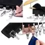 Lainrrew 2 Pack Multifunctional Cap Organizer Hanger, Portable Socks & Underwears Hangers Folding Clothes Hangers with 10 Clips Perfect for Travel Home