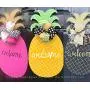Pineapple Welcome Sign for Front Door | Welcome Sign Front Door Hanger | Fall Front Door Welcome Wreath