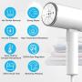 Handheld Garment Steamer, 1200W Smart Steam Mini Electric Iron with 200 ml Water Tank Portable Household Sterilization, Mites Removal, Wrinkle-free Clothes