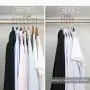 MIZGI Premium Velvet Hangers (Pack of 50) Heavyduty - Non Slip - Velvet Suit Hangers Gray - Copper/Rose Gold Hooks,Space Saving Clothes Hangers (Grey)