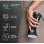 Steamer for Clothes, Hand Held Portable Travel Garment Steamer, Metal Steam Head, 25s Heat Up, Pump System, Mini Size, Handheld Steamer for Any Fabrics, No Water Spitting, 110V