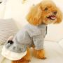 GorNorriss New Pet Two-Color Ball Bow Skirt Autumn & Winter Fashion Cat Dog Clothing, Luxury Dog Dresses for Pet Clothes Evening Prom Dress with Pom