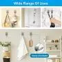 AYAYASTORY Towel Hooks for Bathrooms, Ultra Strong Wall Hooks for Hanging Coats, Waterproof Hat Rack for Wall, No Residue Stainless Steel Adhesive Hooks, Reusable Wall Hangers Over Door Hooks-6 Packs AYAYASTORY Towel Hooks for Bathrooms, Ultra Strong Wall Hooks for Hanging Coats, Waterproof Hat Rack for Wall, No Residue Stainless Steel Adhesive Hooks, Reusable Wall Hangers Over Door Hooks-6 Packs