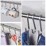 10Pcs S Hook S Shaped Hooks Hanging Hooks Stainless Steel Hooks Hooks Heavy Duty S Hook for Pots,Pans,Plants,Cups,Clothes,Towels,Kitchen,Gardening Tools,BBQ,Bedroom,Bathroom,Office and Garde