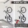 Hanging Bike Rack Wall Mount with Anti Dirt Tire Cover, Heavy Duty Bike Stand for Garage Storage Shed Shelving Hanger Hook, Holds Up to 66 lbs for Mountain Bike Road Bike BMX Bikes, Screws Included Hanging Bike Rack Wall Mount with Anti Dirt Tire Cover, Heavy Duty Bike Stand for Garage Storage Shed Shelving Hanger Hook, Holds Up to 66 lbs for Mountain Bike Road Bike BMX Bikes, Screws Included