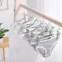 Iddefee Clothes Hanger Pack of 12 Adults Pants Hangers with Clips Jeans Skirt Underwear Hanger Clip Hanger Multifunctional Hanger Pants Hangers (Color : Green, Size : 4024CM)