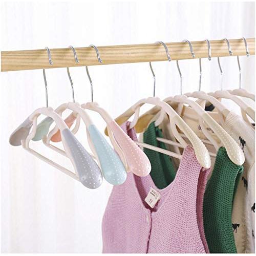 10pcs Random Color Plastic Windproof Children Clothes Hanger Creative Hanger Organizer Fixed Holder Buckle Household Anti-Slip Drying Rack