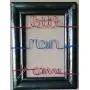 LITTLE MAN CAVE Wire Picture Frame - LITTLE MAN CAVE Wall Hanger - Twisted Wire Frame - Red and Blue Twisted Wire