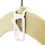 HANGERWORLD 120 White 1.8inch Plastic Space Saving Coat Clothes Garment Hanger Connector Hooks HANGERWORLD 120 White 1.8inch Plastic Space Saving Coat Clothes Garment Hanger Connector Hooks