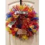 FRIENDS TV SHOW -PIVOT, SMELLY CAT, LOBSTER - DECO MESH WREATH - FREE SHIPPING - WREATH HANGER INCLUDED