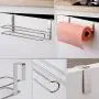 SYIDINZN Paper Towel Hanger Holder, Stainless Steel Kitchen Roll Paper Towel Holder Tissue Hanger Organizer Rack for Kitchen Under Cabinet Over Door (Large Size) SYIDINZN Paper Towel Hanger Holder, Stainless Steel Kitchen Roll Paper Towel Holder Tissue Hanger Organizer Rack for Kitchen Under Cabinet Over Door (Large Size)